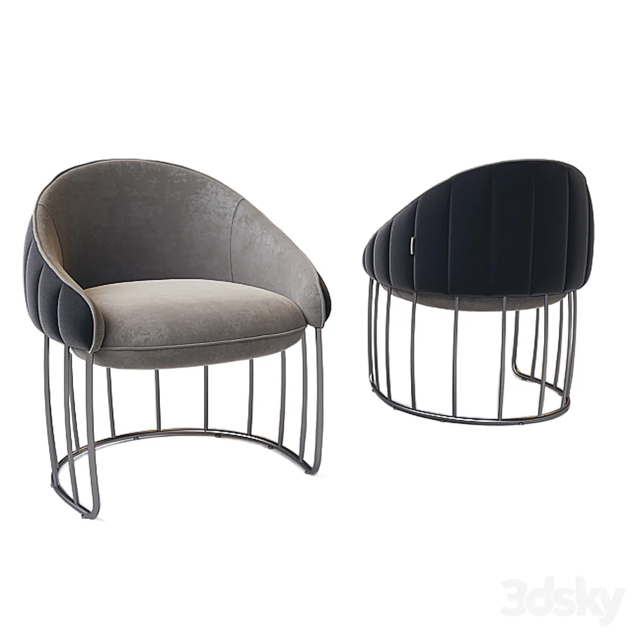 Lounge chair: 3D model