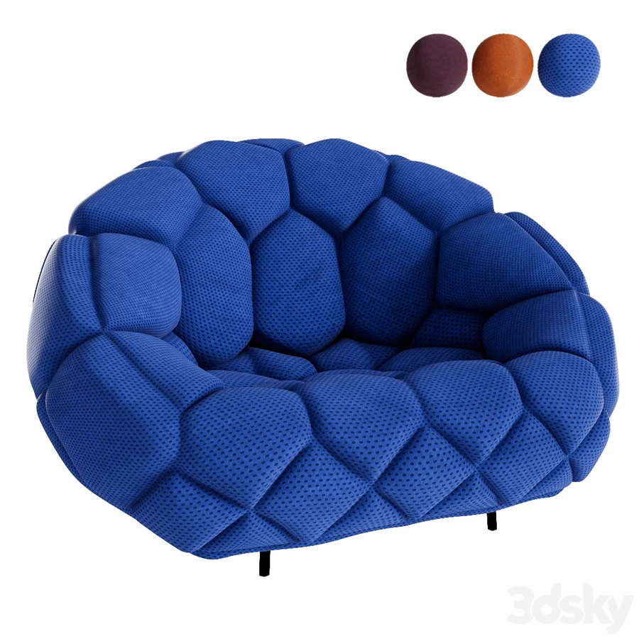 Quilt armchair, Established & Sons: 3D model