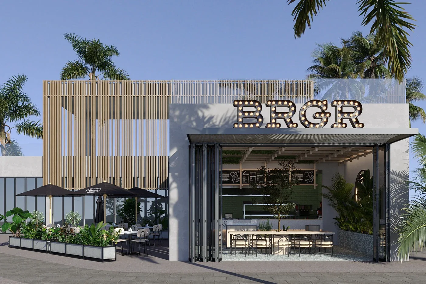 BRGR Almaza: Restaurant, Almaza Bay