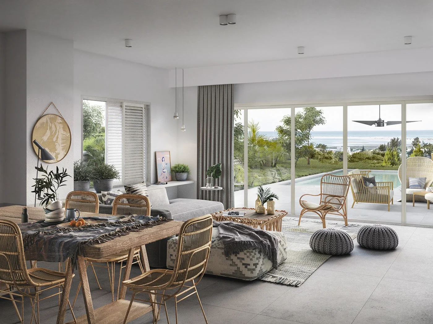 Elmasyaf RA: Beachfront villa interiors